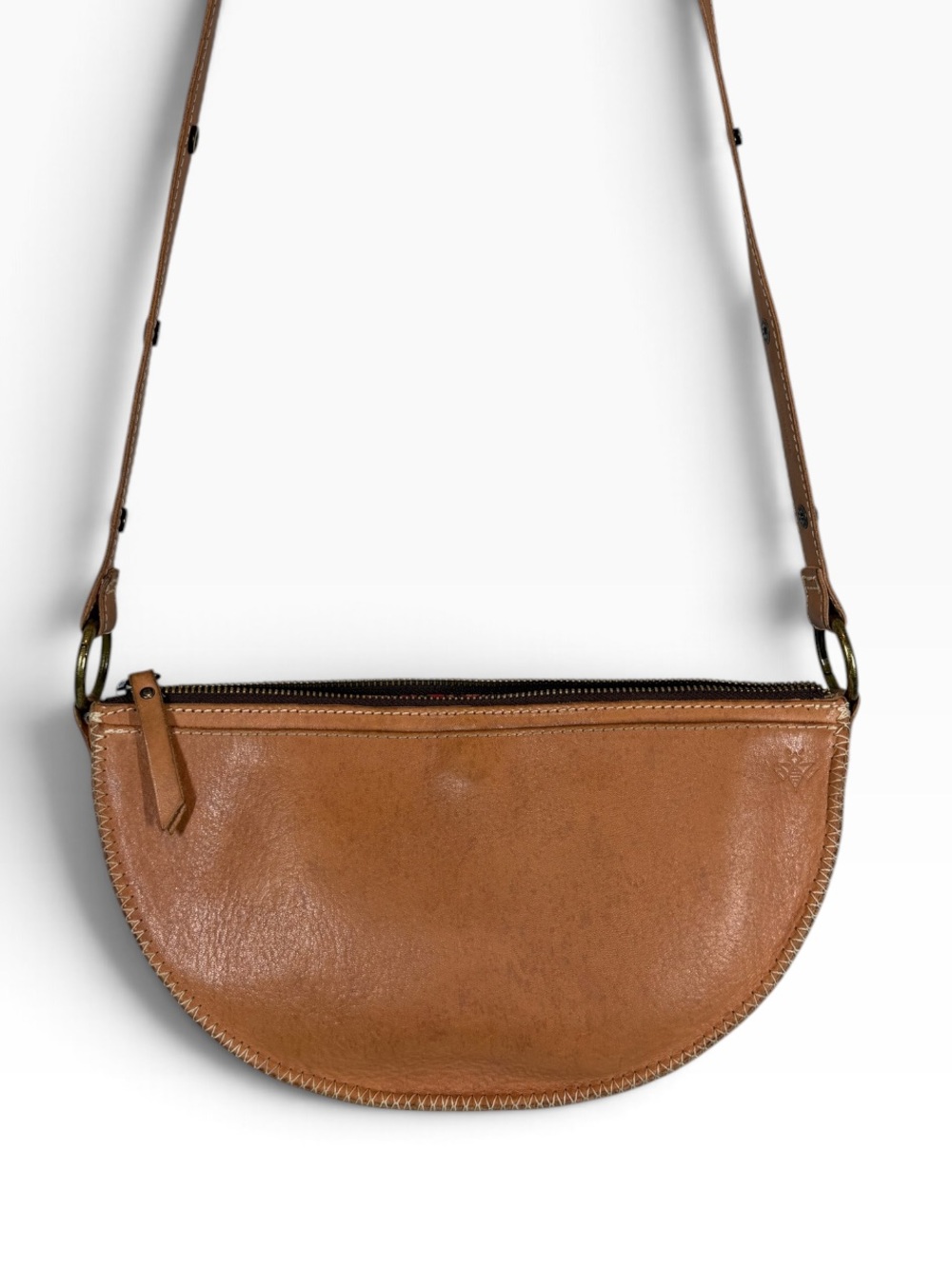 LYON'S LEATHER CO. Honey Bee Sling Crossbody Purse with Matching Card Holder